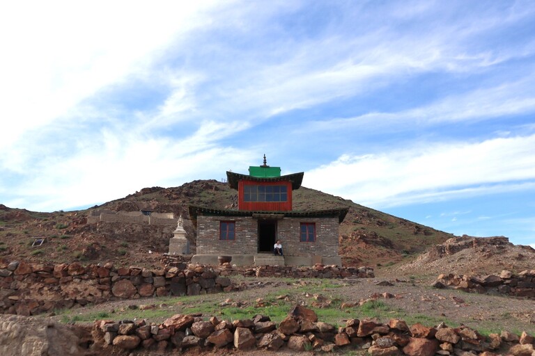 ゴビ砂漠の観光 オンギ僧院跡 Ongi Monastery