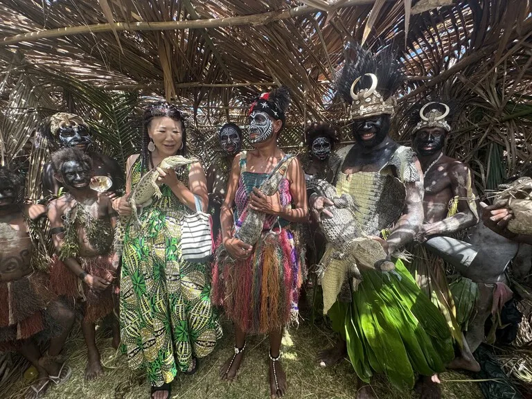 crocodile-festival sepik-river パプアニューギニア 観光 ambunti