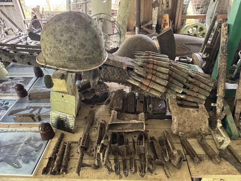 peter-Joseph-war-museum ソロモン諸島 観光 ムンダ 第二次世界大戦 遺留品 博物館