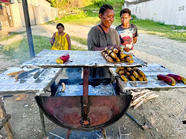 パプアニューギニア Wewak 観光 Wewak Market