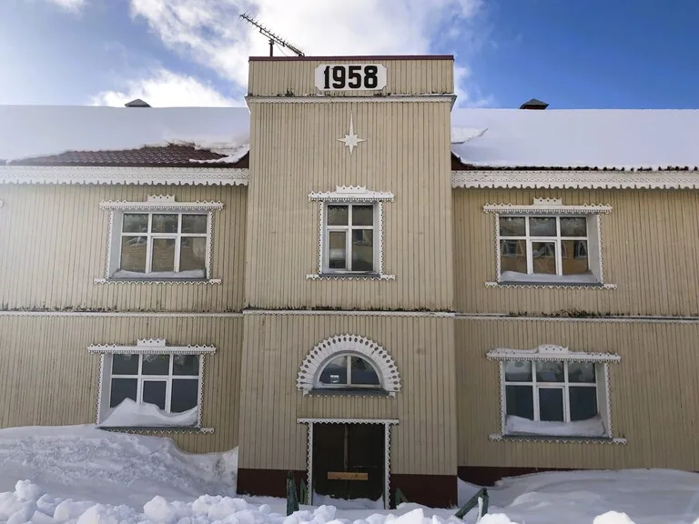 スヴァ―ルバル諸島のバレンツブルグにある歴史ある建物