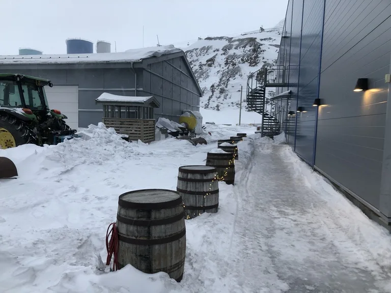 世界最北の醸造所 Svalbard Brewery の外観（ノルウェー・ロングイヤービエン）
