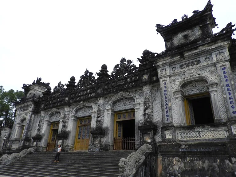 ベトナム、フエにある第１２皇帝カイディン帝の霊廟（Khai Dinh Tomb）