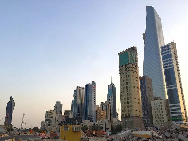 クウェートシティのビル群