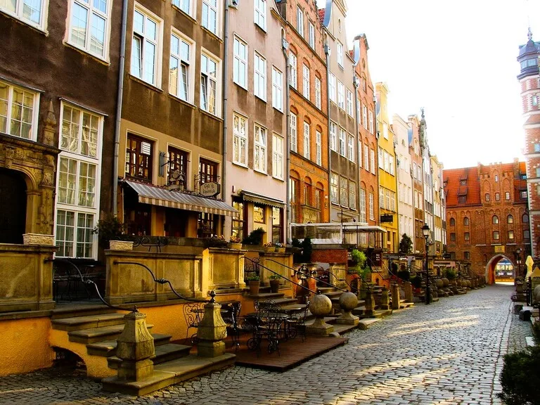 ポーランド、グダニスク（Gdańsk）の街並み