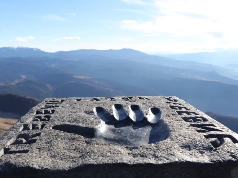 ボスニア・ヘルツェゴヴィナのトレビェヴィッチ山にある記念碑