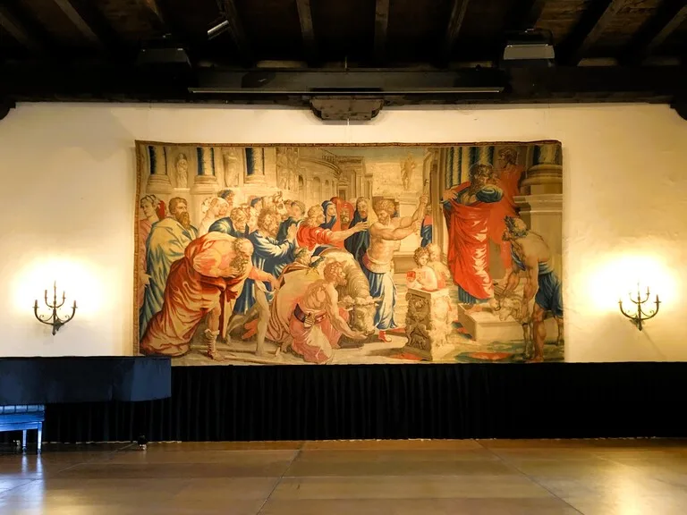 ヴィアンデン城の応接間に飾られた絵画