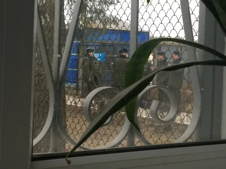 ベラルーシ国境の駅バシュタン