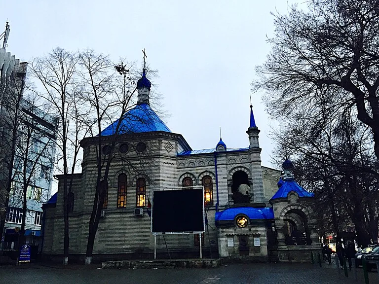 モルドバの首都キシナウにある聖テオドラ・デ・シフラ大聖堂（Saint Theodora of Sihla Romanian Orthodox Cathedral）