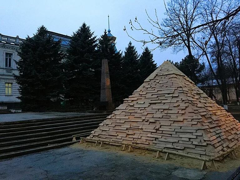 モルドバの首都キシナウの公園