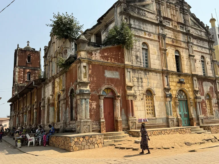 ベナンの首都ポルトノボにある大モスク(Great Mosque of Porto-Novo)