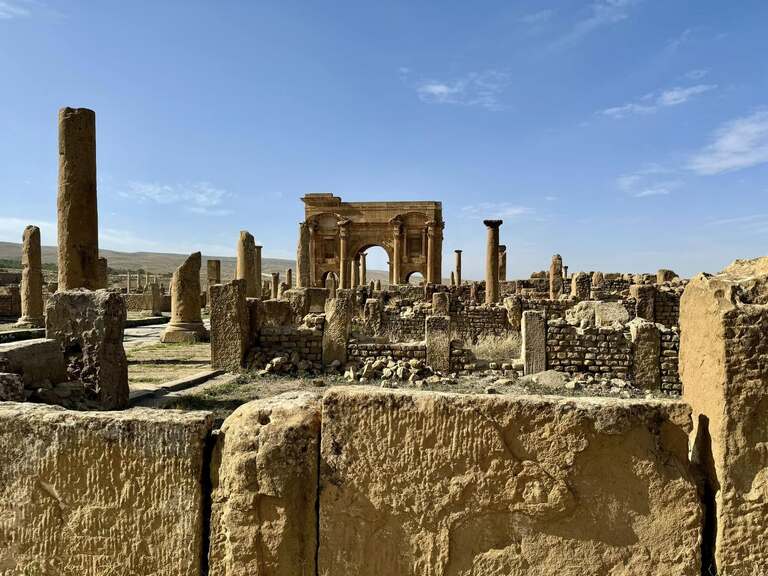 アルジェリアの観光 Batna 世界遺産Timgad