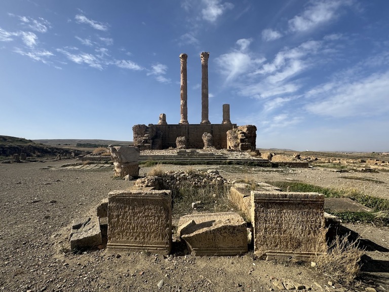 アルジェリアの観光 Batna 世界遺産Timgad