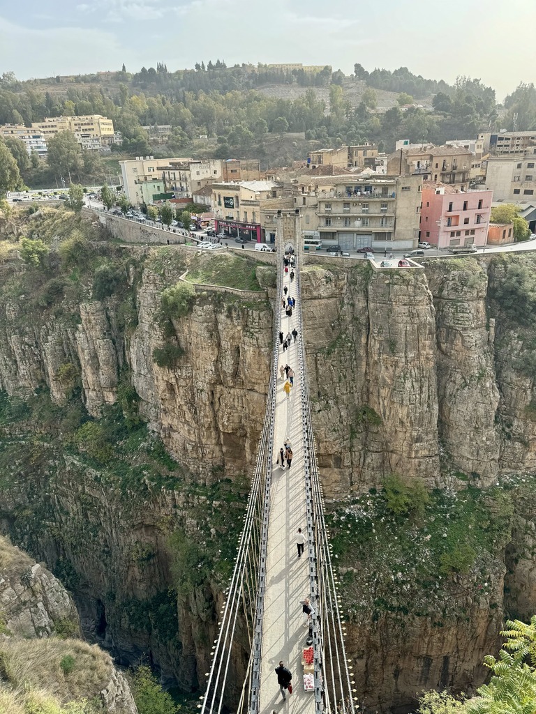 アルジェリアの観光 Mellah Slimane Bridge Constantine 天空の町