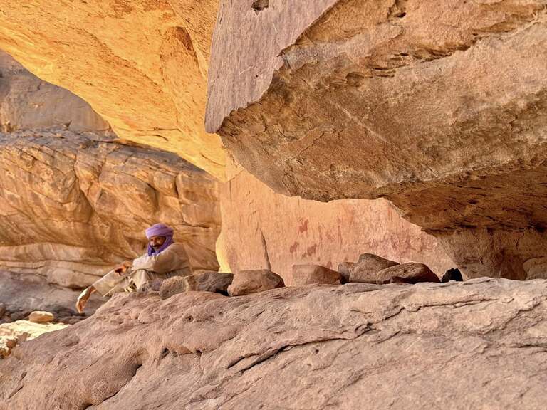 アルジェリアの観光 世界遺産タッシリ・ナジェール Djanet サハラ砂漠