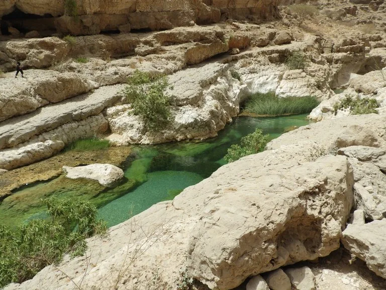 オマーンの観光地Wadi Shab