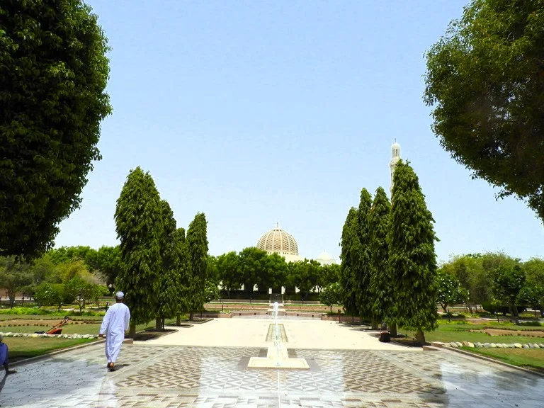 オマーンの首都マスカットにあるSultan Qaboos Grand Mosque