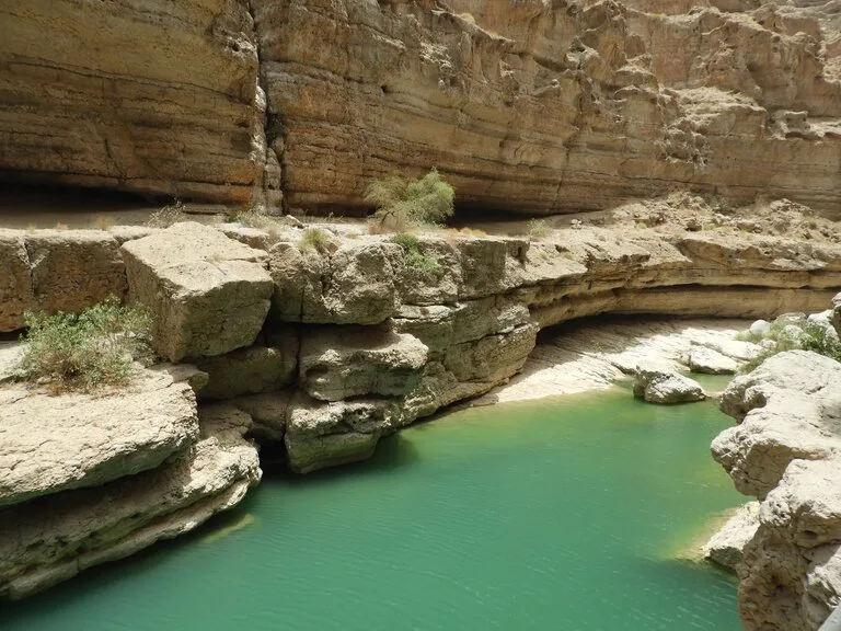 オマーンの観光地Wadi Shab