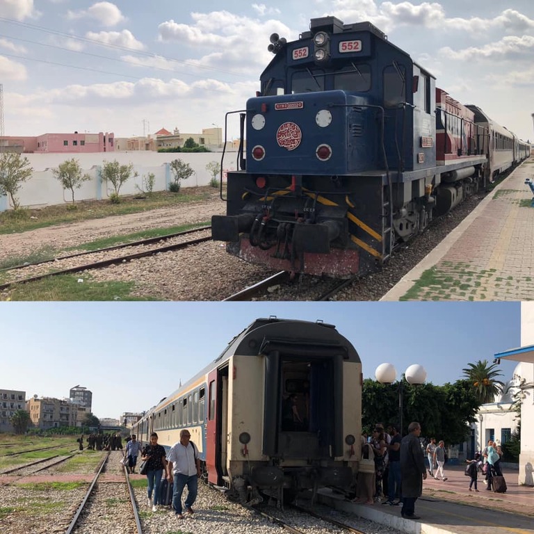 世界遺産 Sousse チュニジアの電車