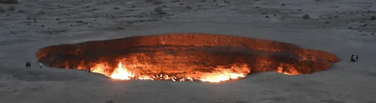 地獄の門トルクメニスタンの観光