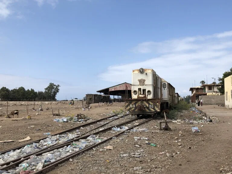 ジブチの鉄道と電車