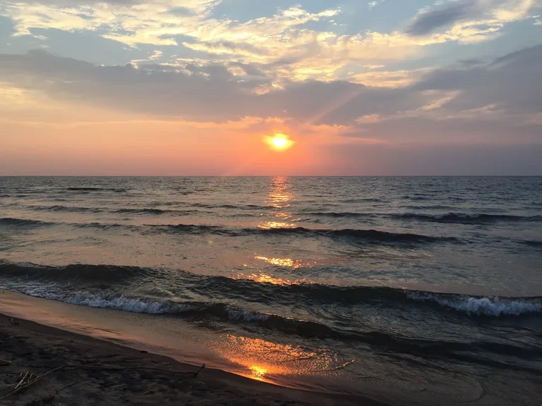 マラウィ湖の夕陽