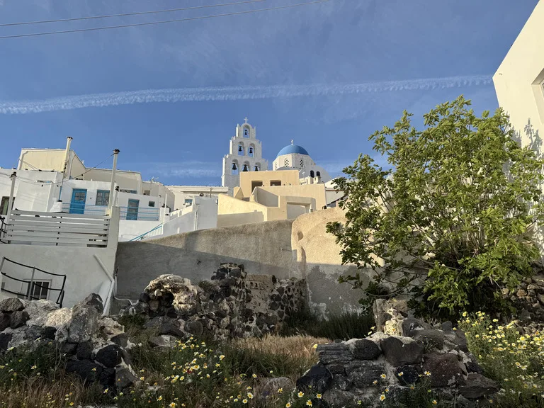 サントリーニ島 イースター Pyrgos Greek Orthodox Good Friday Procession