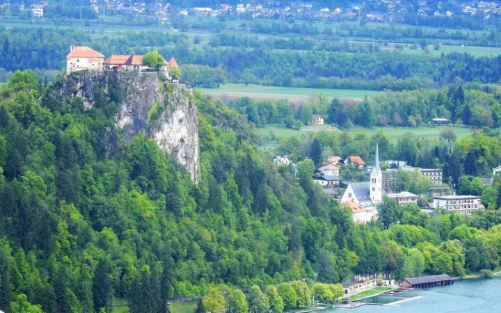 スロベニア 観光 ブレッド城