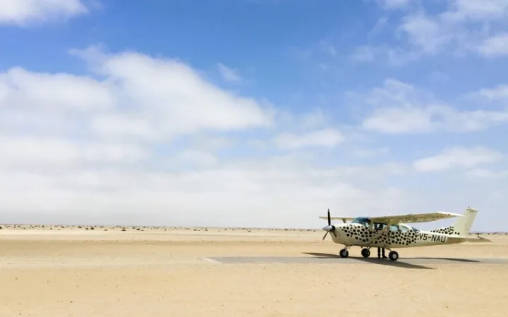 旅行 飛行機 ナミビア スカイダイビング