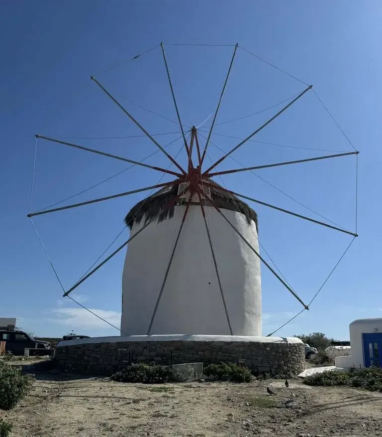 ミコノス島 観光 ギリシャ エーゲ海 カトミリの風車