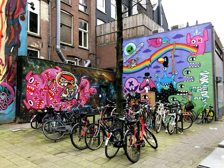Witte de Withstraat ロッテルダム 観光 オランダ旅行