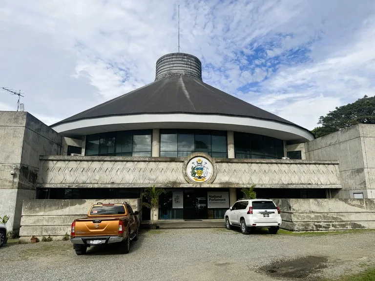 ホニアラにあるナショナルパーラメントハウス(National Parliament of the Solomon Islands)