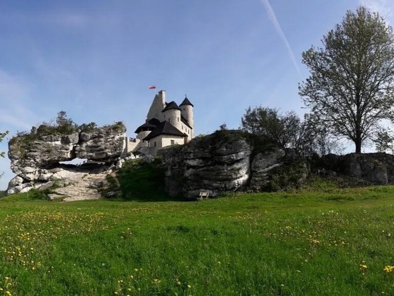 ポーランドのクラクフ・チェンストホバ高地にあるボボリツェ城（Bobolice Castle）