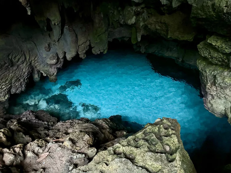 クリスマス島の人気観光スポットThe Grotto(グロット)の風景