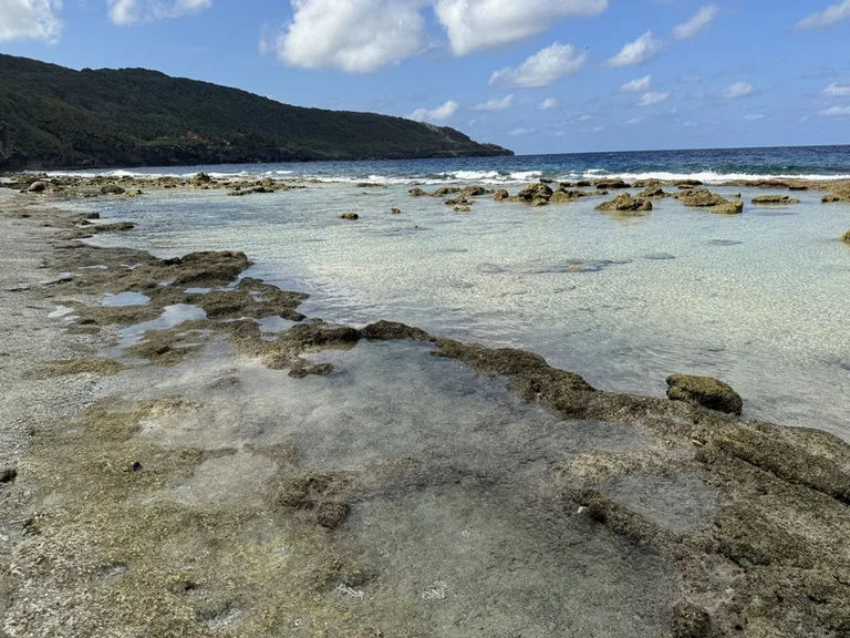 クリスマス島のEthel Beachの風景