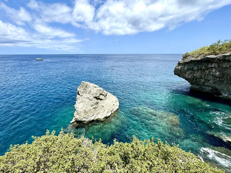 クリスマス島の美しい海岸の風景