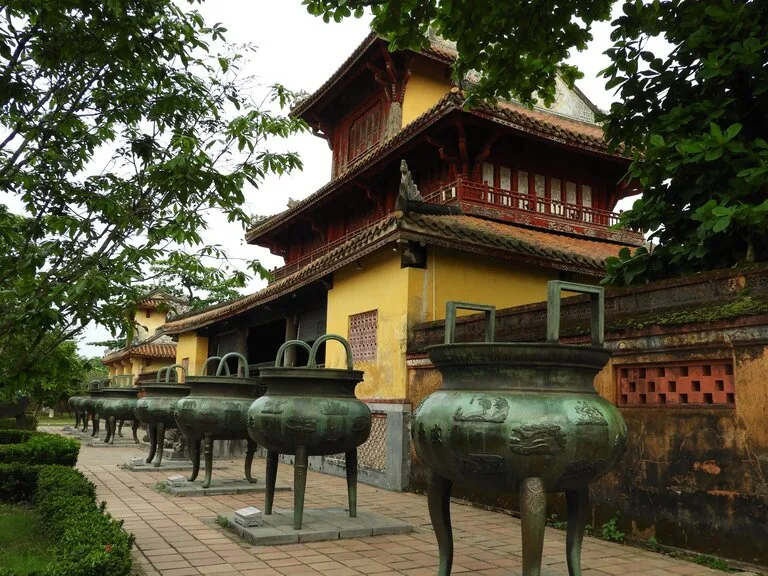 ベトナム初の世界遺産フエ王宮（Imperial City）内にあるNine Dynastic Urns