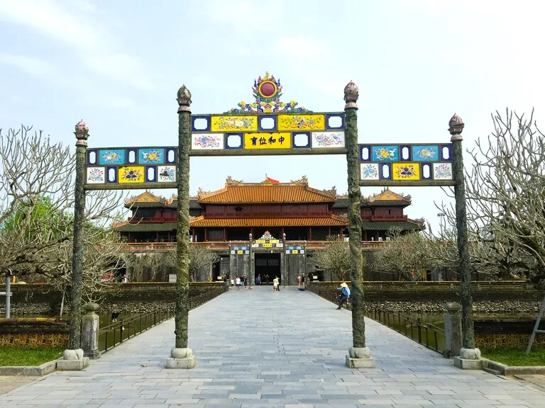 フエ観光の中心となる世界遺産フエ王宮（Imperial City）