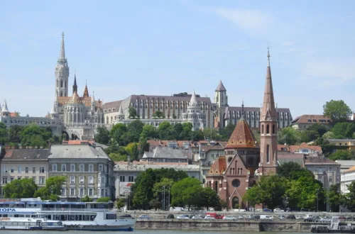 ハンガリーのブダペスト、観光の中心地