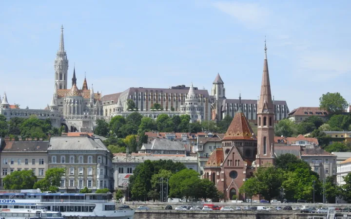ハンガリーのブダペスト、観光の中心地