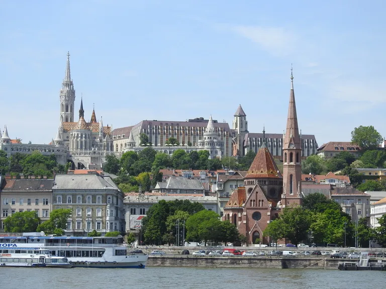 ハンガリーのブダペスト、観光の中心地