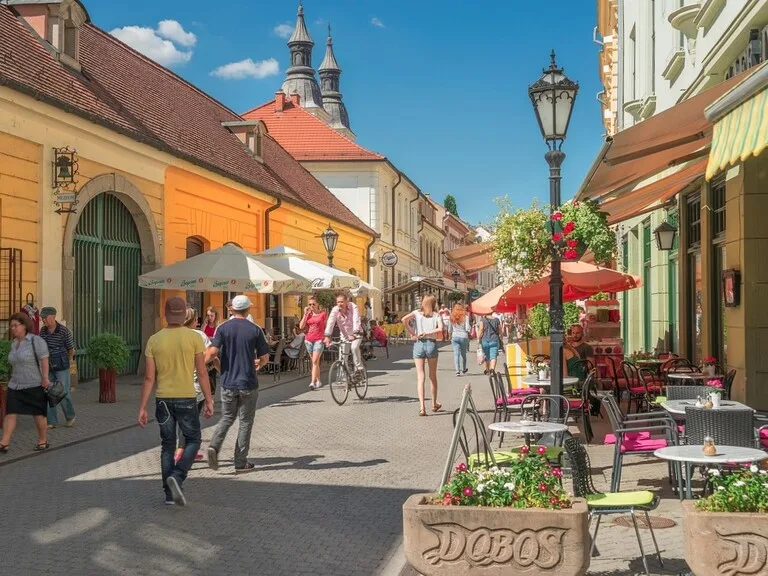 ハンガリーのエゲル（Eger）の街並み