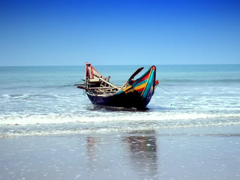 バングラデシュのコックスバザール（Cox’s Bazar）の漁船