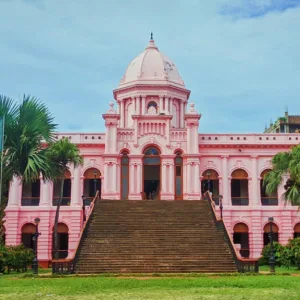 バングラデシュのダッカにあるアーメン・マンジル（Ahsan Manzil／Pink Palace）