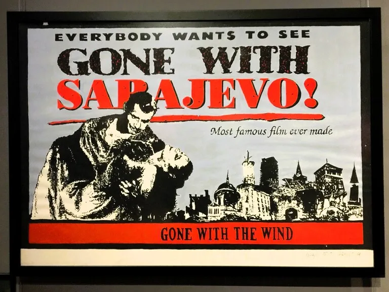 ボスニアヘルツェゴビナのサラエボにあるGallery 11/07/95の展示品