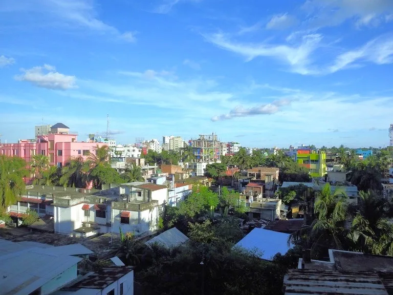 バングラデシュのクルナの街並み