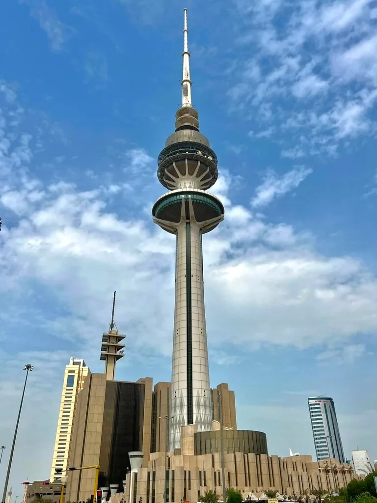 クウェートシティにそびえたつ解放塔(リベレーションタワー/Liberation Tower)