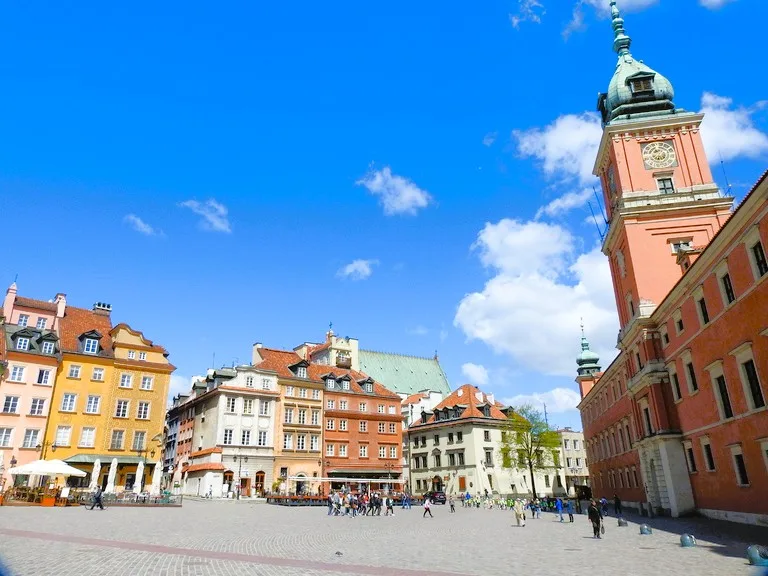 ポーランドの観光名所ワルシャワ歴史地区