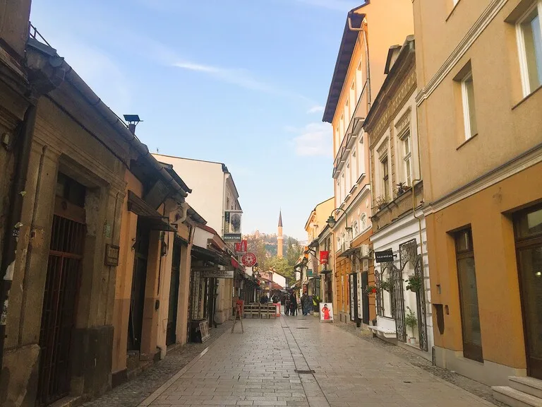 サラエボの旧市街バシュチャルシヤ（Baščaršija）