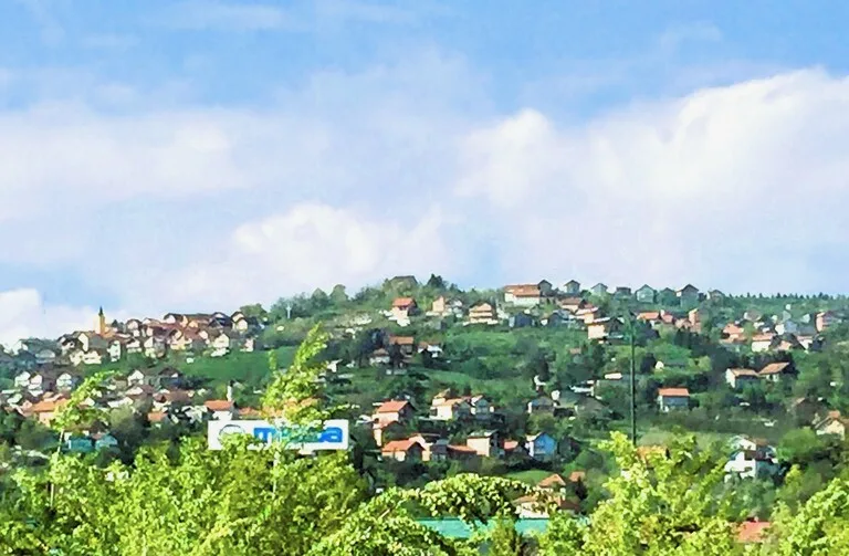 サラエボ郊外の風景